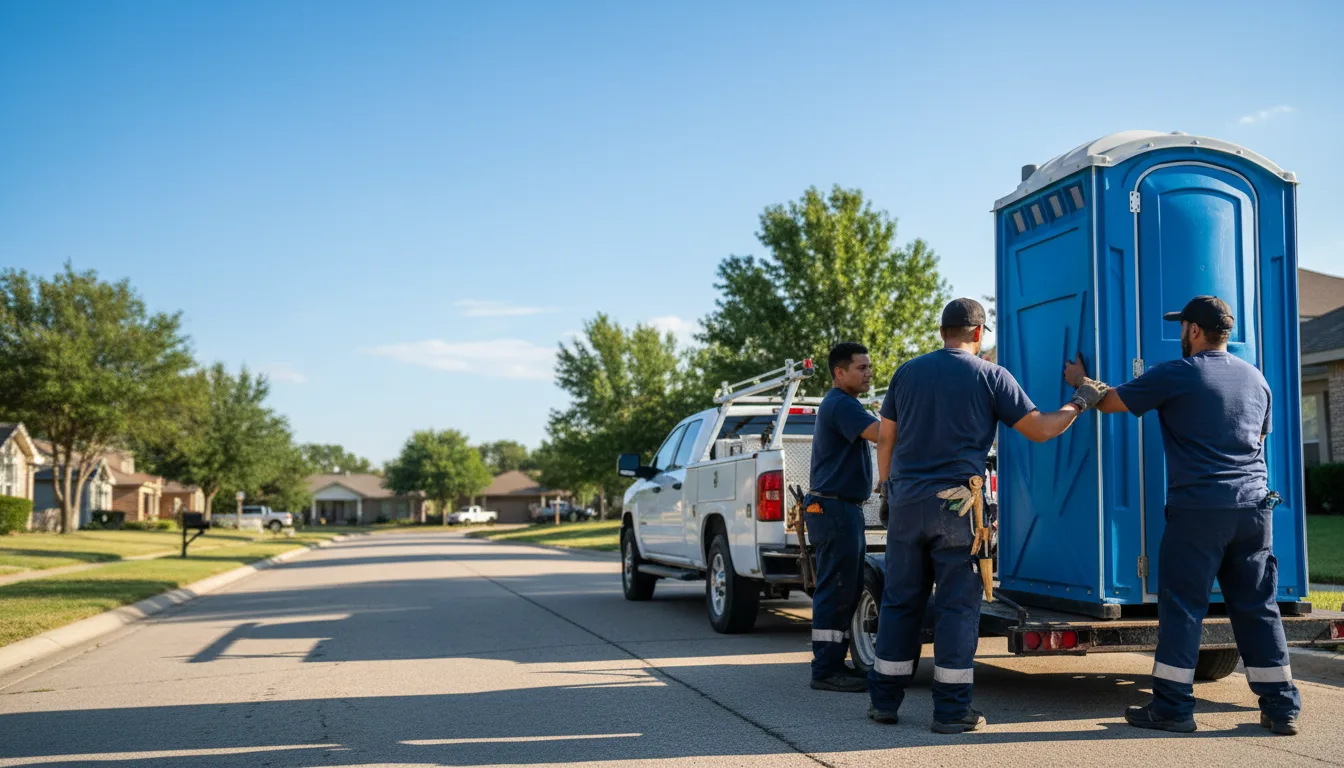 Portable Toilet Rental in Bryan, TX near me